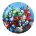 Lėkštutės Avengers-keršytojai (10vnt, 18cm)