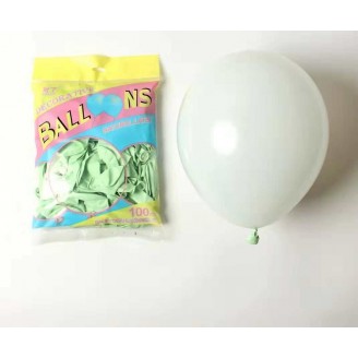 Macaron maži balionai, mėtiniai (20vnt, 13cm)
