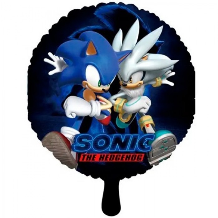 Folinis balionas "Sonic&Silver" (46cm) Folinis balionas "Sonic&Silver" (46cm)