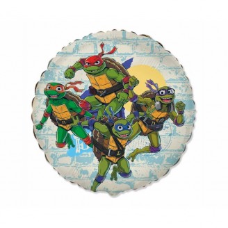 Folinis balionas „Vėžliukai nindzės"(46cm)
