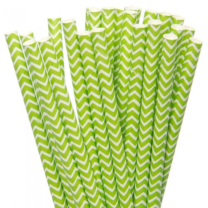 Šiaudeliai ryškiai salotiniai zigzag (16vnt) Šiaudeliai ryškiai salotiniai zigzag (16vnt)