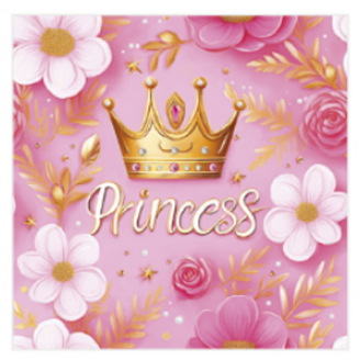 Servetėlės "Rožinė princesė" (20vnt)