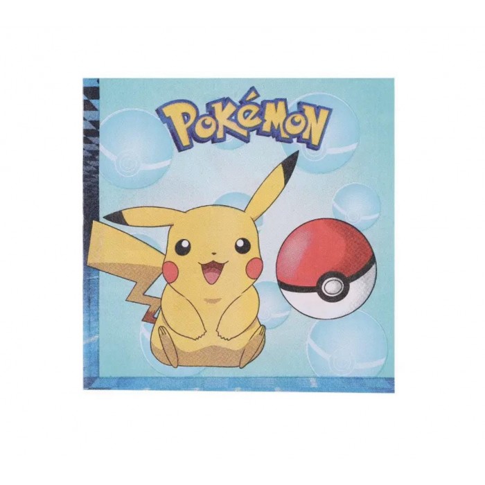 Servetėlės "Pokemonai" (33*33cm, 20vnt) Servetėlės "Pokemonai" (33*33cm, 20vnt)
