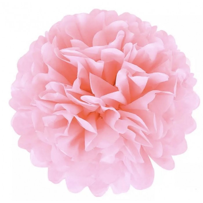 Dekoracija burbulas šviesiai rožinės spalvos (30cm)