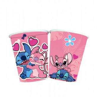 Puodeliai "Rožinė ,Stitch” (10vnt)