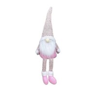 Kalėdinis minkštas nykštukas, rožinis (46cm) Kalėdinis minkštas nykštukas, rožinis (46cm)