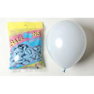 Maži balionai, Baby Blue, melsvi (20vnt, 13cm)